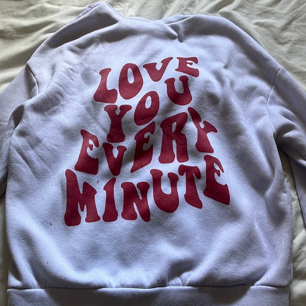 White hoodie! Size small